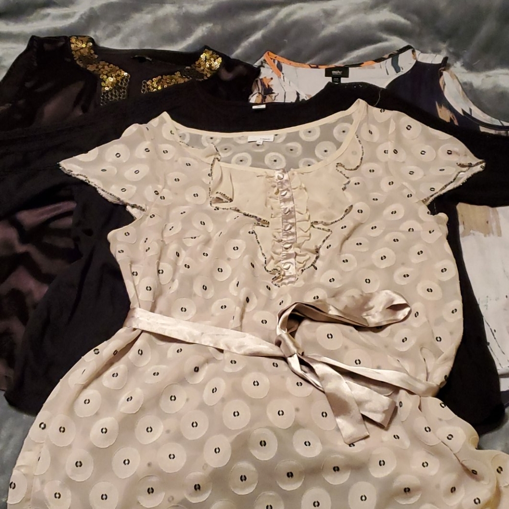 Lot Of Four Women's XL Dress Shirts